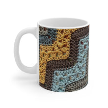 Load image into Gallery viewer, 6-Day Man Blanket Crochet Ceramic Mugs (11oz\15oz\20oz)
