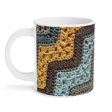 Load image into Gallery viewer, 6-Day Man Blanket Crochet Ceramic Mugs (11oz\15oz\20oz)
