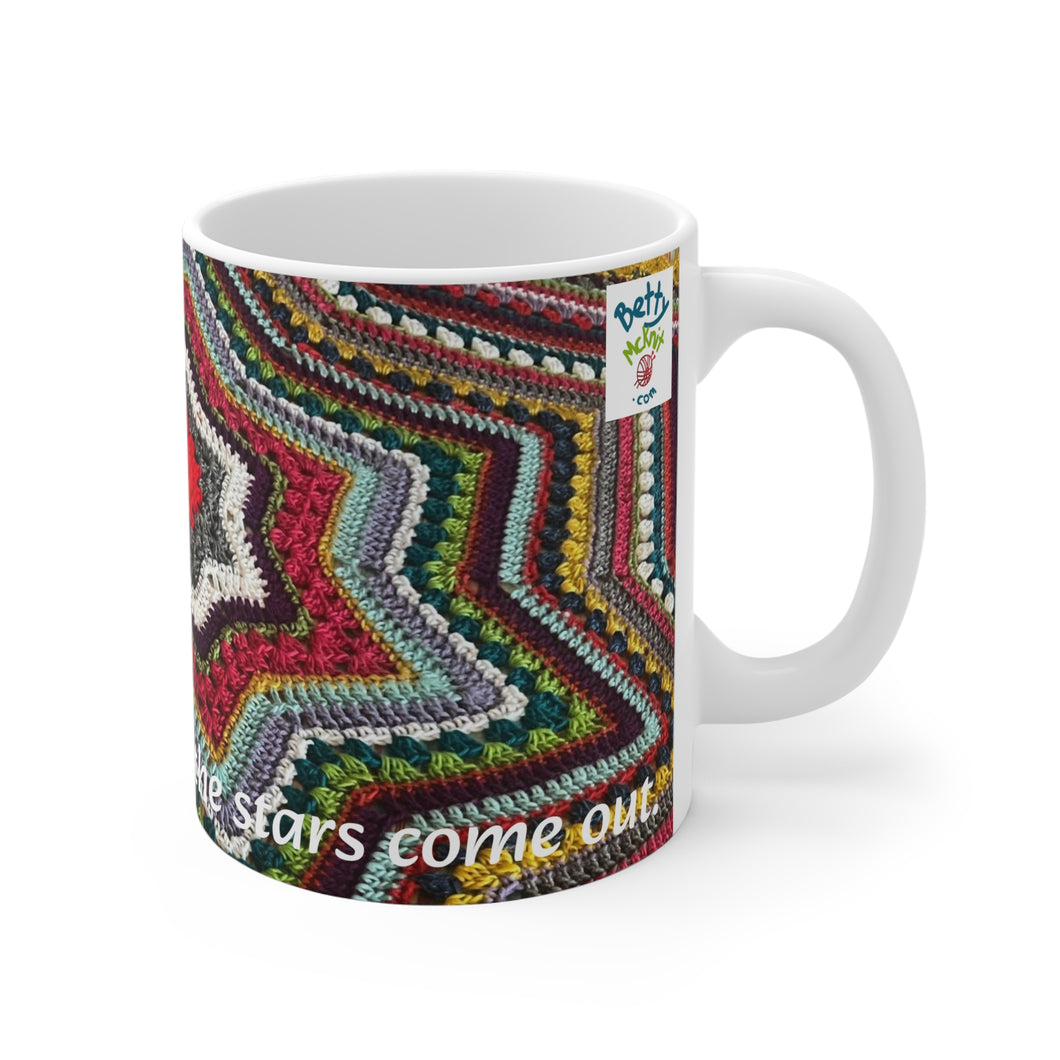 6-Day Star Blanket Crochet Ceramic Mugs (11oz\15oz\20oz)