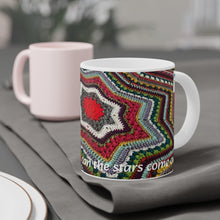 Load image into Gallery viewer, 6-Day Star Blanket Crochet Ceramic Mugs (11oz\15oz\20oz)
