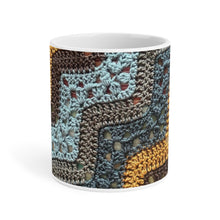 Load image into Gallery viewer, 6-Day Man Blanket Crochet Ceramic Mugs (11oz\15oz\20oz)
