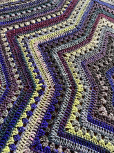 Load image into Gallery viewer, 6-Day Staro Shawl Crochet Pattern by Betty McKnit Featuring Noro Yarn
