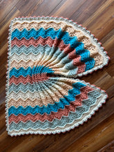 Load image into Gallery viewer, 6-Day Ridgy Didge, Retro, and Sweetheart Rainbow Baby Blanket Crochet Pattern Bundle by Betty McKnit
