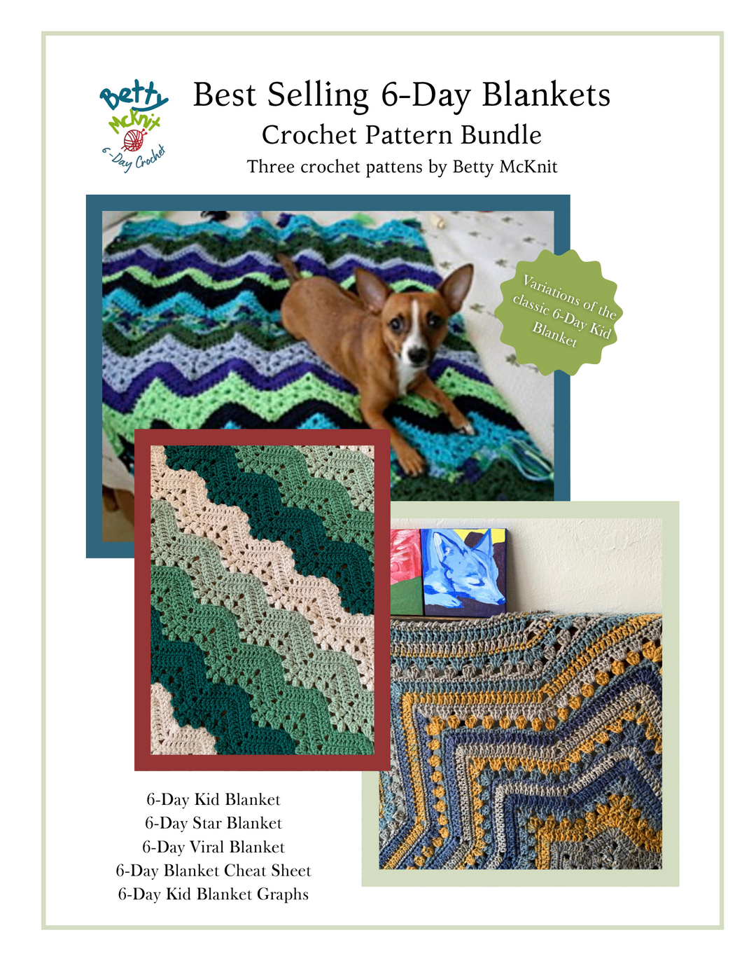 Best Selling Blanket Bundle - Crochet Pattern Bundle