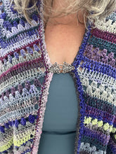 Load image into Gallery viewer, 6-Day Staro Shawl Crochet Pattern by Betty McKnit Featuring Noro Yarn
