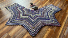 Load image into Gallery viewer, 6-Day Staro Shawl Crochet Pattern by Betty McKnit Featuring Noro Yarn
