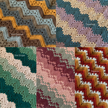 Load image into Gallery viewer, 6-Day Blanket Bundle - Six Classic Crochet Patterns by Betty McKnit
