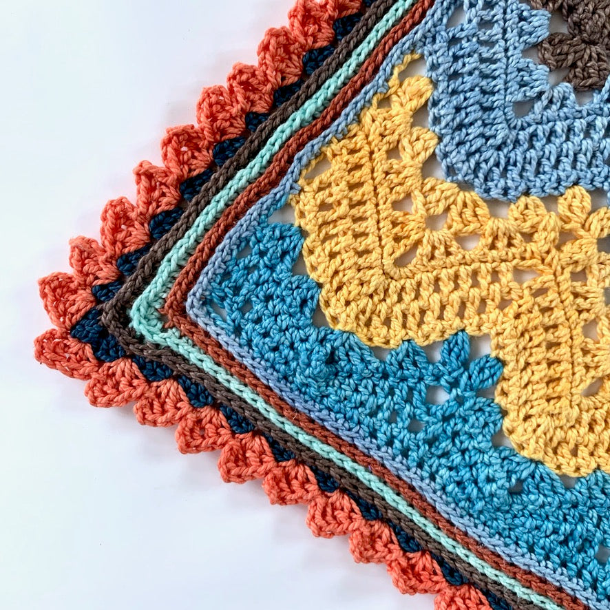 6-Day Baby Blanket - Crochet Pattern by Betty McKnit